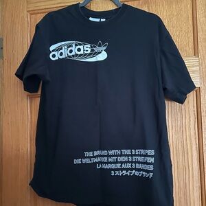 Adidas Black Graphic Men's Tee